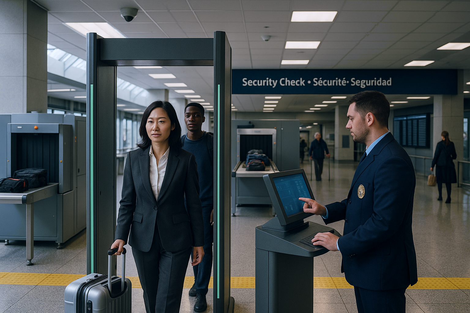 How Walk Through Metal Detectors Enhance Security and Safety Walk Through Metal Detector used for security screening in public space